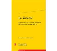 La Variatio Hélène Casanova-Robin (Direction), Collectif (Auteur)