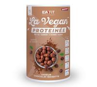 LA VEGAN PROTEINEE |Eafit |chocolat/noisette 15 Shaker 21g proteine 11 vitamines et acérola Source fibre SANS lactose SANS gluten|Adapté au sport comme la musculation |Zinc bcaa et protein vegetale