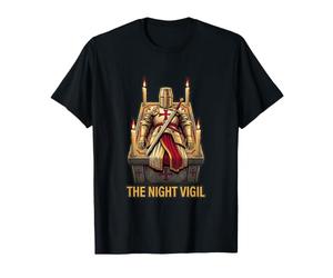 La veillée Nocturne : Chevalier templier, croisé, catholique T-Shirt