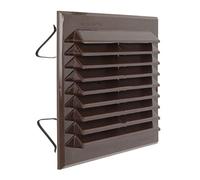 La Ventilazione BMR140M Grille d'aération rectangulaire avec moustiquaire et ressorts Marron 175 x 146 mm