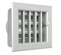 La ventilation gcsial1413100-y Grille encastrable pour cheminées, aluminium, 140 x 130 mm
