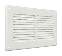 La ventilation gl20rb-y Grille rectangulaire à superposer, blanc