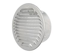La ventilation gta125r-y Grille ronde encastrable, aluminium