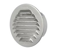La Ventilazione GTA80R Grille ronde à encastrer, aluminium, Ø 100 mm