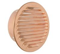 La Ventilazione GTR125R Grille de Ventilation Ronde à encastrer, Cuivre, ø 150 mm
