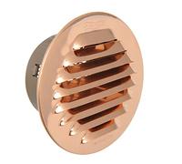 La Ventilazione GTRP80R Grille ronde à encastrer, Cuivre, Ø 100 mm