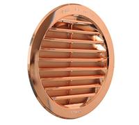 La Ventilazione T16RRAN Grille ronde en plastique à encastrer, effet cuivré, Ø 190 mm