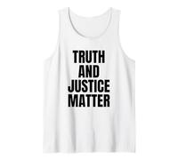 La vérité et la Justice comptent - Déclaration audacieuse Débardeur