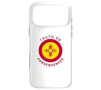 La vérité ou Les conséquences | Drapeau NM du Nouveau-Mexique | Zia Souvenir Coque pour iPhone 17 Pro Max