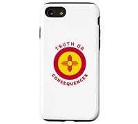 La vérité ou Les conséquences | Drapeau NM du Nouveau-Mexique | Zia Souvenir Coque pour iPhone SE (2020) / 7/8