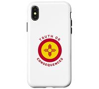 La vérité ou Les conséquences | Drapeau NM du Nouveau-Mexique | Zia Souvenir Coque pour iPhone X/XS