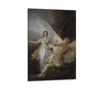 La Verite Poster mural sur toile représentant Francisco De Goya - Décoration moderne pour chambre à coucher - 50 x 75 cm