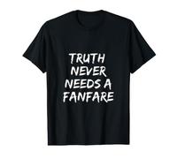 La vérité sans Ornement T-Shirt Graphique avec Valeur