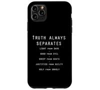 La vérité sépare toujours la lumière des ténèbres (Hébreux 4:12) Coque pour iPhone 11 Pro Max
