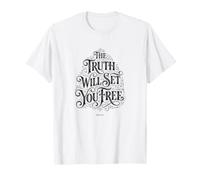 La vérité Vous rendra Libre | Jean 8:32 Foi biblique T-Shirt