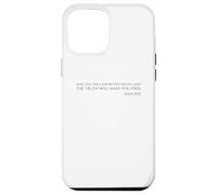 La vérité Vous rendra Libre - Jean 8:32 - Verse biblique Coque pour iPhone 12 Pro Max