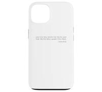 La vérité Vous rendra Libre - Jean 8:32 - Verse biblique Coque pour iPhone 13