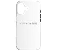 La vérité Vous rendra Libre - Jean 8:32 - Verse biblique Coque pour iPhone 16