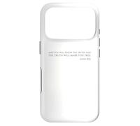 La vérité Vous rendra Libre - Jean 8:32 - Verse biblique Coque pour iPhone 17 Pro