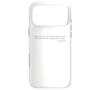 La vérité Vous rendra Libre - Jean 8:32 - Verse biblique Coque pour iPhone 17 Pro Max