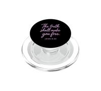 La vérité Vous rendra Libres (Jean 8:32) La Foi, Les Écritures, la Bible PopSockets PopGrip pour MagSafe