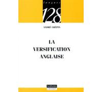 La versification anglaise