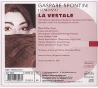 LA VESTALE - SPONTINI,G. 2 CD NEUF SPONTINI,GASPARO LUIGI PACIFICO