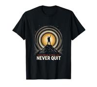 La Victoire Appartient à Ceux Qui ne quittent jamais la Motivation T-Shirt