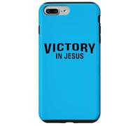 La Victoire en Jésus - Philippiens 4:13 Christian Back Print Coque pour iPhone 7 Plus/8 Plus