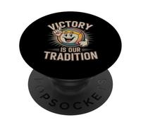 La Victoire est Notre Tradition Joueur de Volley-Ball Style PopSockets PopGrip Adhésif