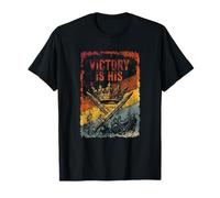 La Victoire est sa Foi chrétienne en matière d'épées de Guerrier T-Shirt