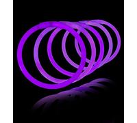La Vida en Led Lot de 100 Bracelets Lumineux pour fête 1 à 3 Jours