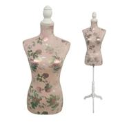 La Vida en Led Mannequin pour femme imprimé buste avec pied (roses)