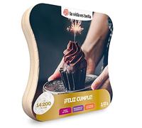 LA VIDA ES BELLA - Coffret cadeau pour homme ou femme - Joyeux anniversaire ! - Idées cadeaux originales - 1 Expérience gastronomique, bien-être ou aventure pour 1 ou 2 personnes