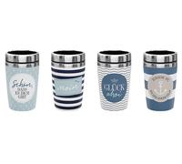 LA VIDA Présentoir gobelets to go Ahoi 12 pièces assorties