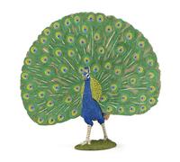 Papo – Figurine animal – Paon – Splendeur du Monde Animal – Jouet enfant dès 3 ans