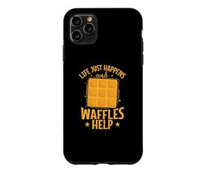 La Vie Arrive et Les gaufres aident Pastry Snack Coque pour iPhone 11 Pro Max