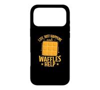 La Vie Arrive et Les gaufres aident Pastry Snack Coque pour iPhone 17 Pro Max