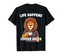La Vie Arrive Le café Aide la Citation d'amante de Sieste T-Shirt