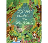 La vie cachee des animaux - Leïla Brient - Lito - cartonné - Album jeunesse