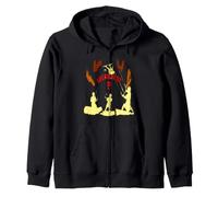 La Vie Commence à 20 nœuds Silhouettes Marron Beige Sweat à Capuche