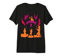La Vie Commence à 20 nœuds Silhouettes Rose, Rouge, Orange T-Shirt Haut de Gamme