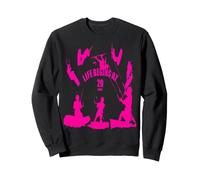 La Vie Commence à 20 nœuds Silhouettes Roses Sweatshirt
