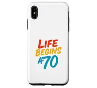 La Vie Commence à Seventy Journey Coque pour iPhone XS Max