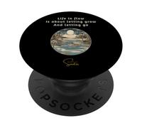 La Vie dans Flow Zen PopSockets PopGrip Adhésif