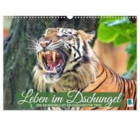 La vie dans la jungle : la forêt tropicale est un paradis pour les animaux, Version française (Calendrier mural 2026 DIN A3 portrait), Calendrier CALVENDO mensuel