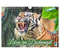 La vie dans la jungle : la forêt tropicale est un paradis pour les animaux, Version française (Calendrier mural 2026 DIN A4 portrait), Calendrier CALVENDO mensuel