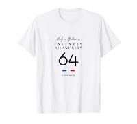 La Vie dans Les Pyrénées Atlantiques Numéro 64 Pau Bayonne Biarritz T-Shirt Graphique avec Valeur