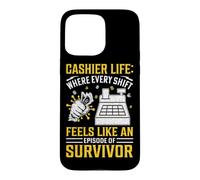 La Vie de caissier où Chaque Quart de Travail Ressemble à Un épisode de Surf Coque pour iPhone 15 Pro Max