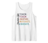 La Vie d'enseignant : Enseigner, Inspirer, motiver, éduquer Débardeur